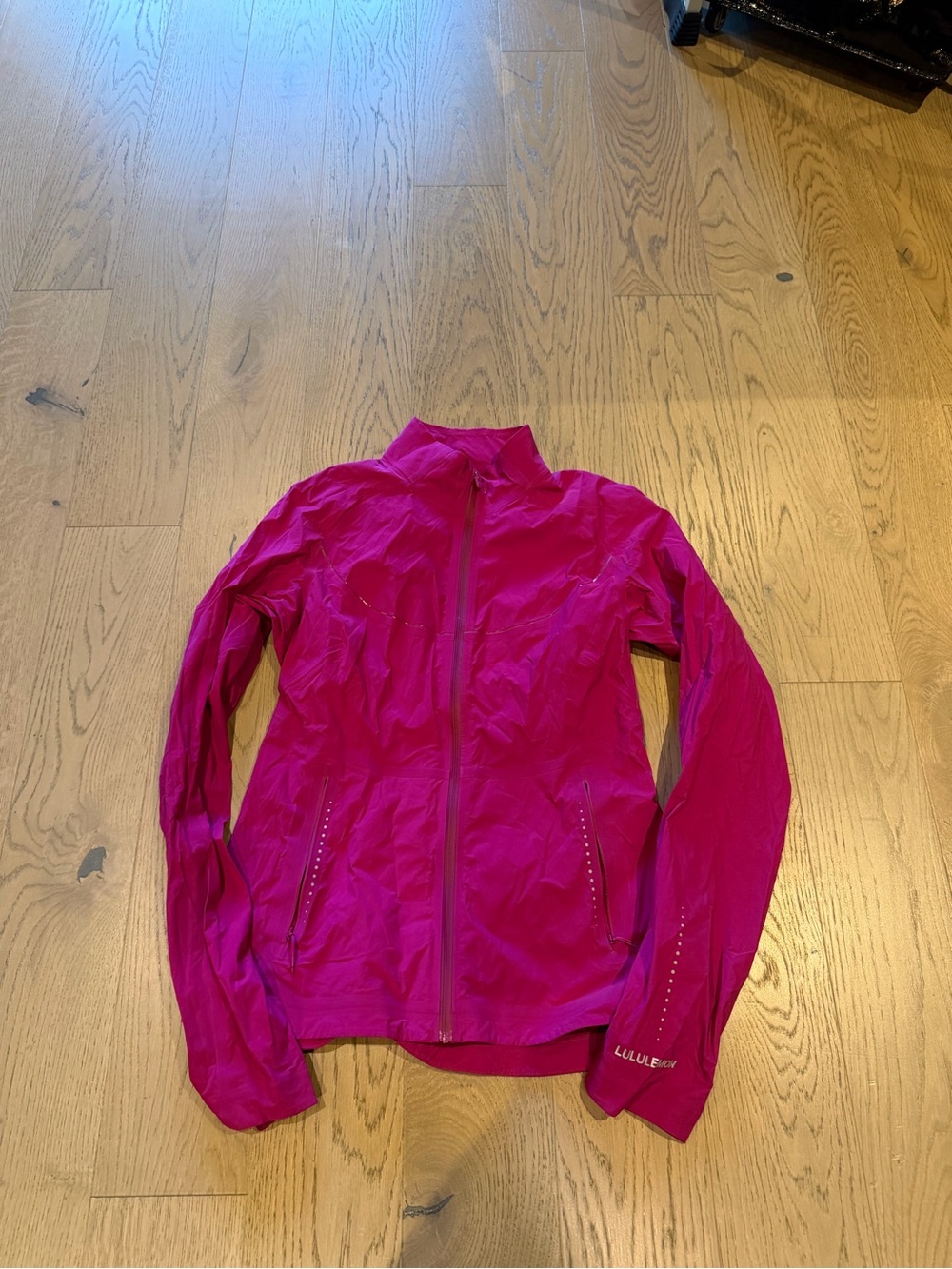 lululemon athletica Bright Pink Full-Zip Bomber-Style Jacket